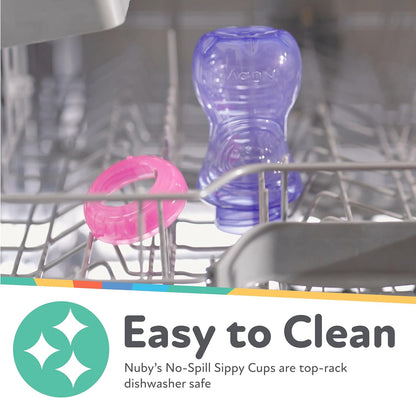 Nuby Flex Straw Cups (Assorted) - Pack of 3