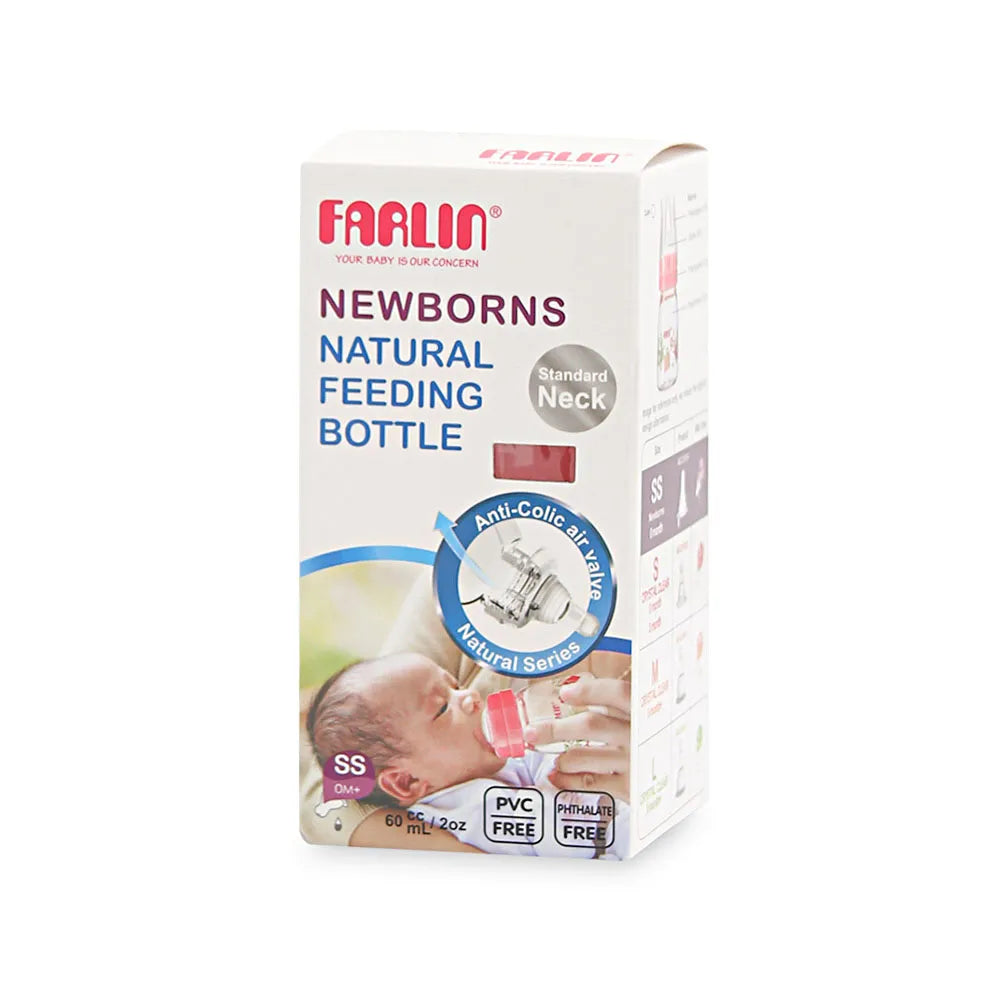 Farlin Glass Feeding Bottle (2 Oz) Shrink