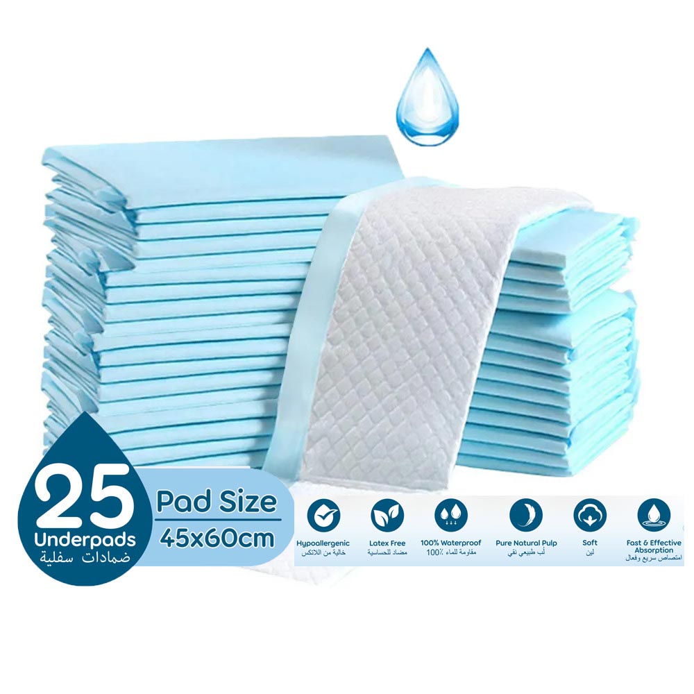 Nappy Time Disposable Changing Mats, 25pcs