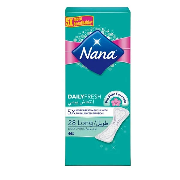 Nana Pantyliners Long (28 Pcs)