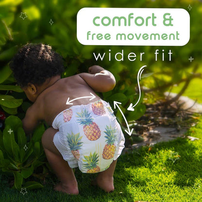 PureBorn Organic Bamboo Nappies (Size 5)