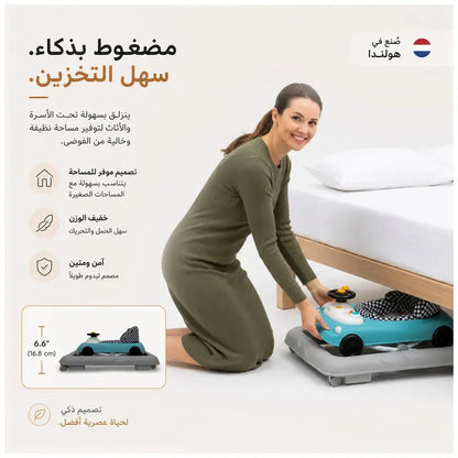 Neobreez Navix Premium 3-in-1 Activity Baby Walker – Blue/Grey