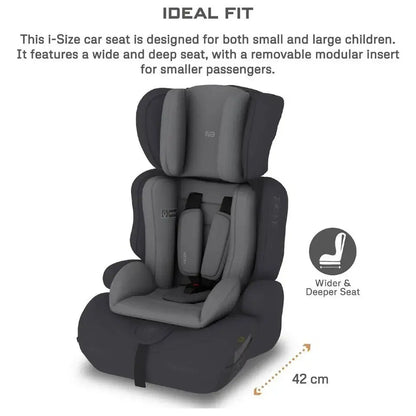 Neobreez ELEK 3-in-1 i-Size Toddler Car Seat – Grey