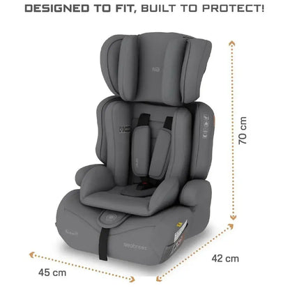 Neobreez ELEK 3-in-1 i-Size Toddler Car Seat – Grey