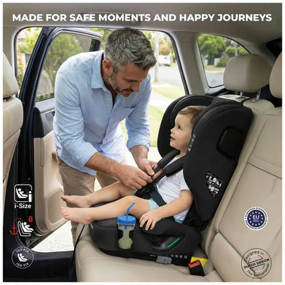 Neobreez Gento Compact Foldable Travel Car Seat with ISOFIX – Black