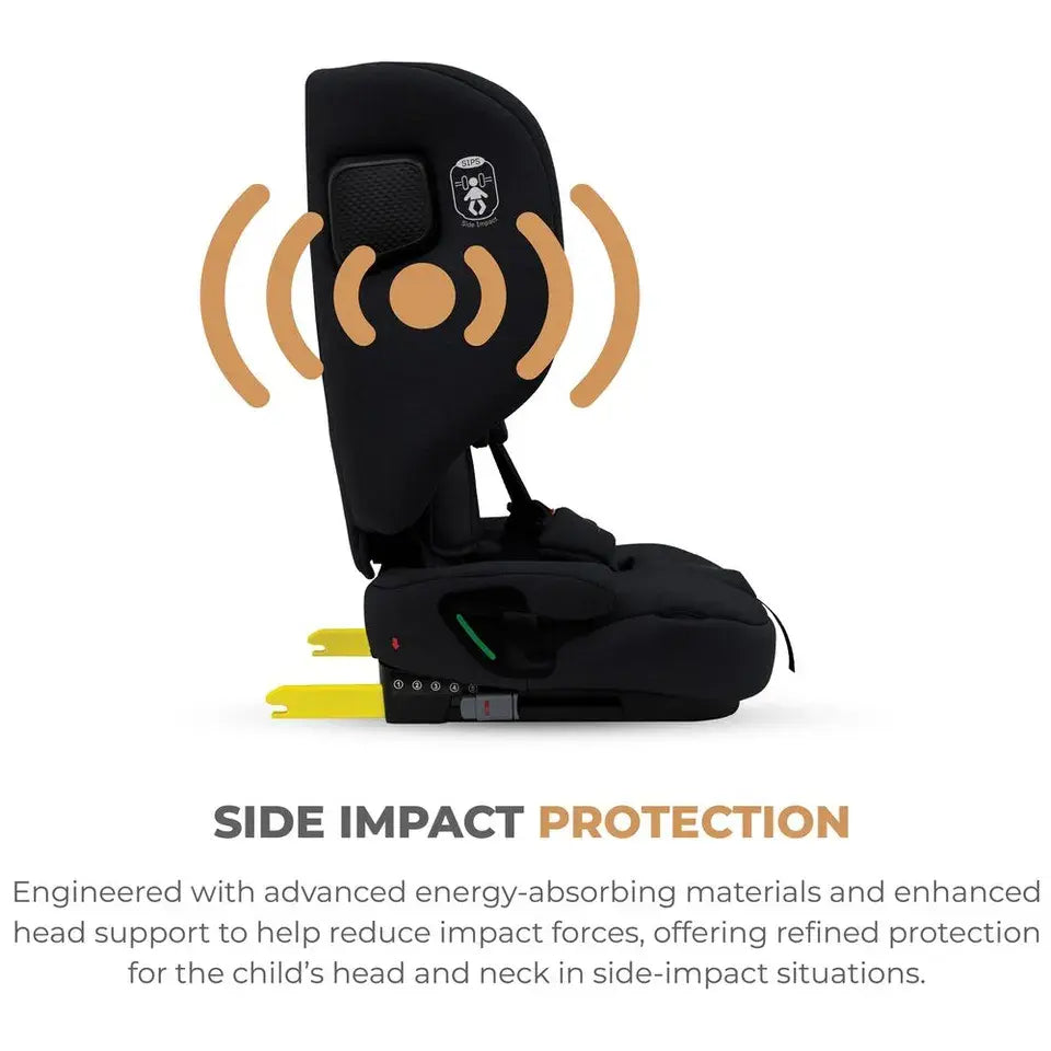 Neobreez Gento Compact Foldable Travel Car Seat with ISOFIX – Black
