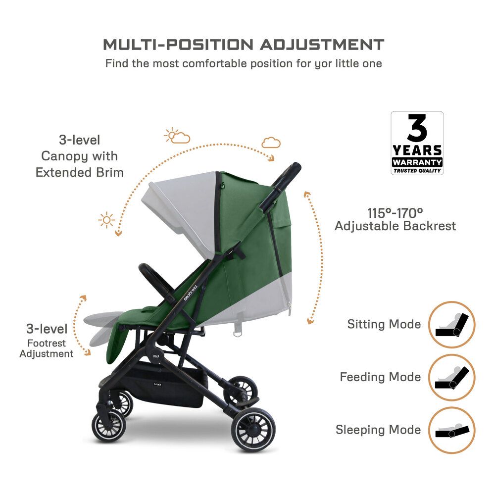 Neobreez Litex Ultra Lightweight Cabin Size Travel Stroller