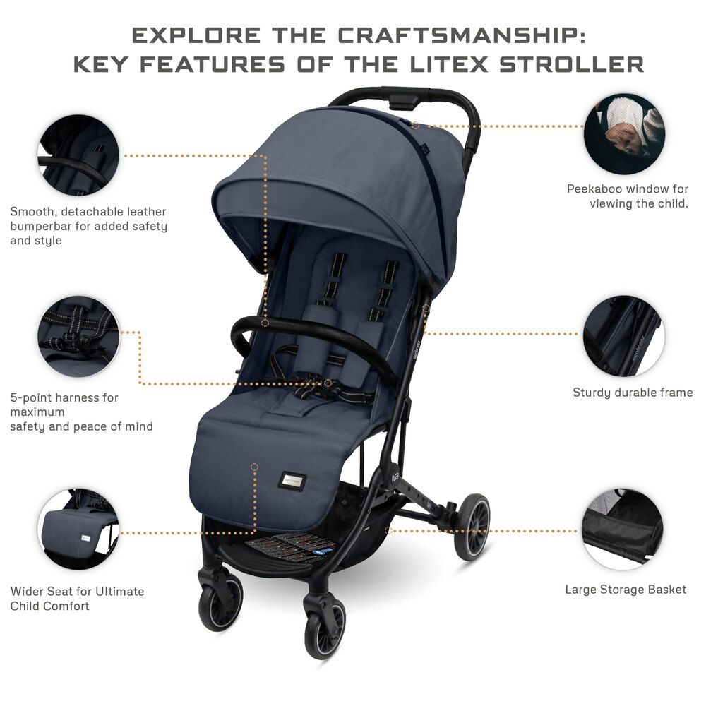 Neobreez Litex Ultra Lightweight Cabin Size Travel Stroller