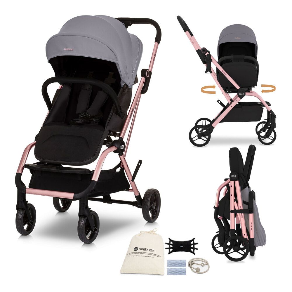 Neobreez Octa 360° Rotate Lightweight Compact Travel Stroller