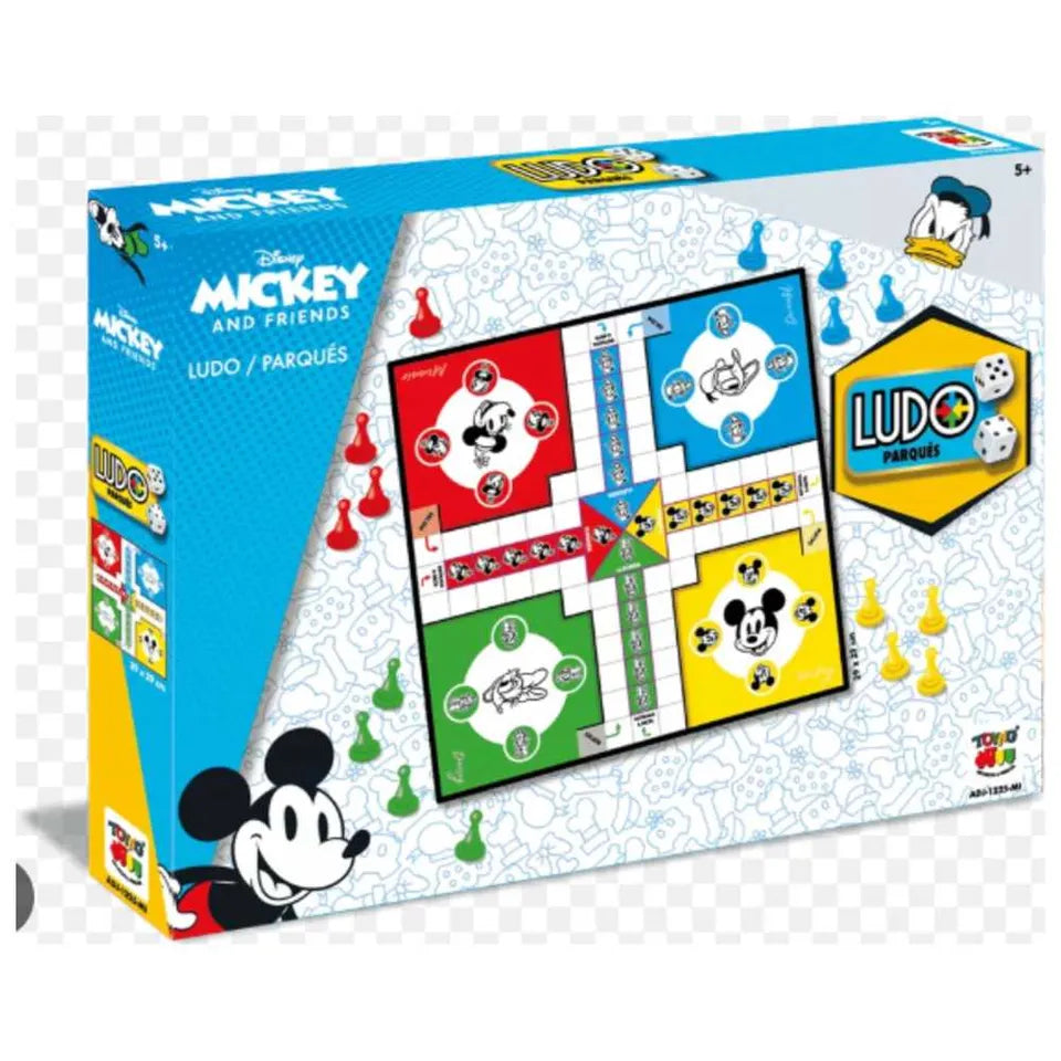 Nilco - Disney Mickey & Friends Ludo Board Game - Multicolor