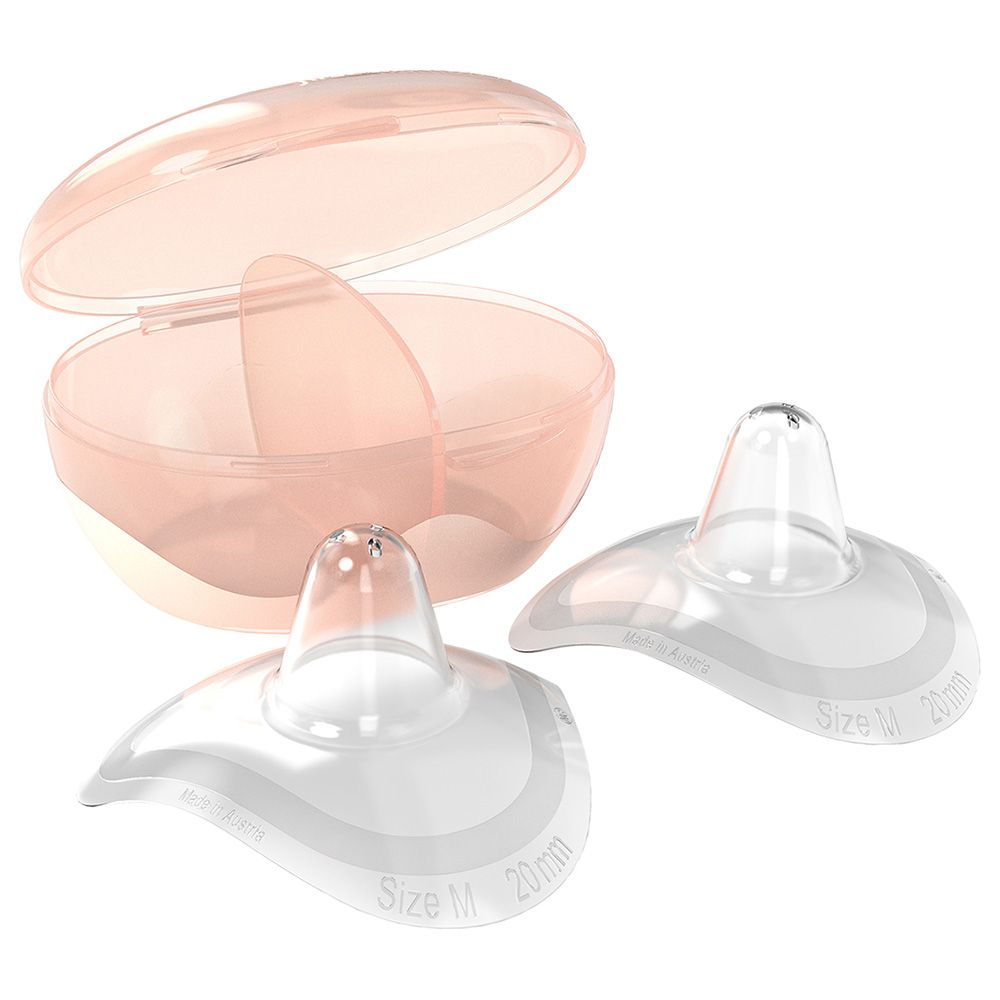 Nip First Moments Nipple Shield With Box - Medium (2pcs)