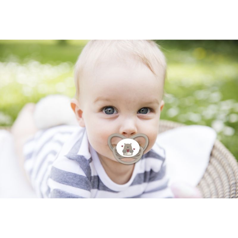 Nip Butterfly Orthodontic Soother With Ring - Size 1 (0-6 Months) - Pack of 2