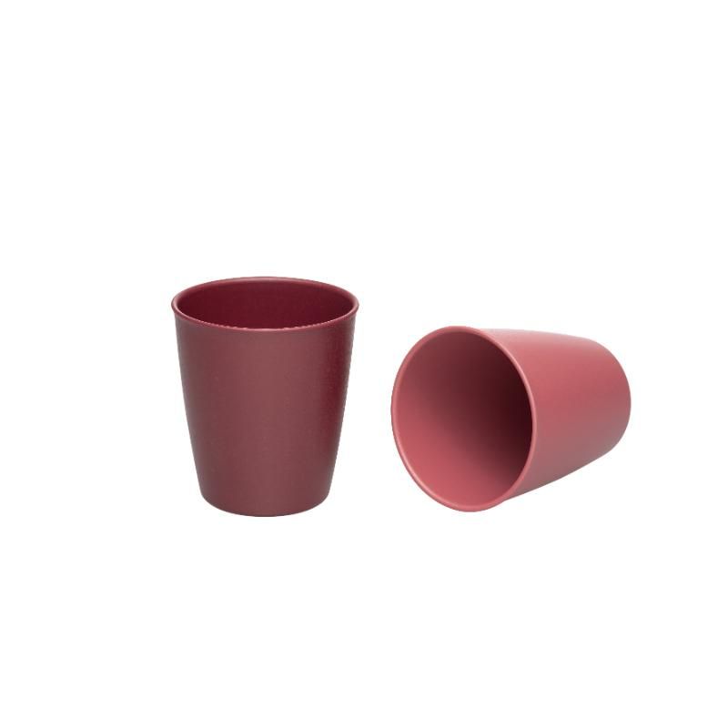 Nip Stackable & Eco-Friendly Drinking Beaker - Red (2 Pcs)
