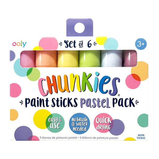 Ooly Chunkies Paint Sticks Pastel Pack (Set of 6)