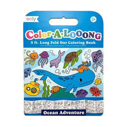 Ooly Color-A-Looong Fold Out Coloring Book (5 Ft. Long)