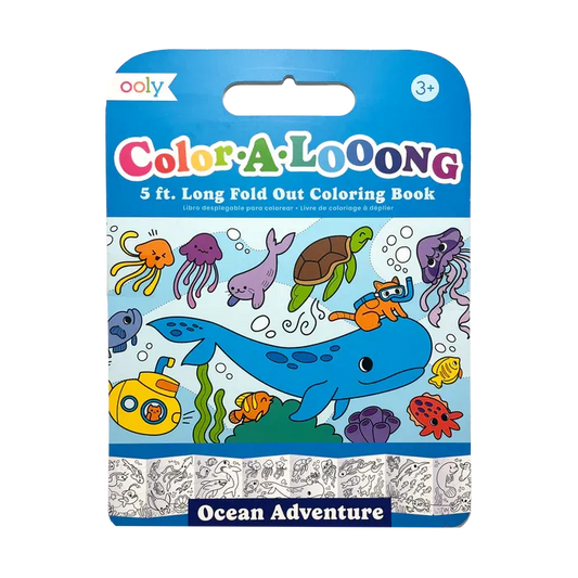 Ooly Color-A-Looong Fold Out Coloring Book (5 Ft. Long)