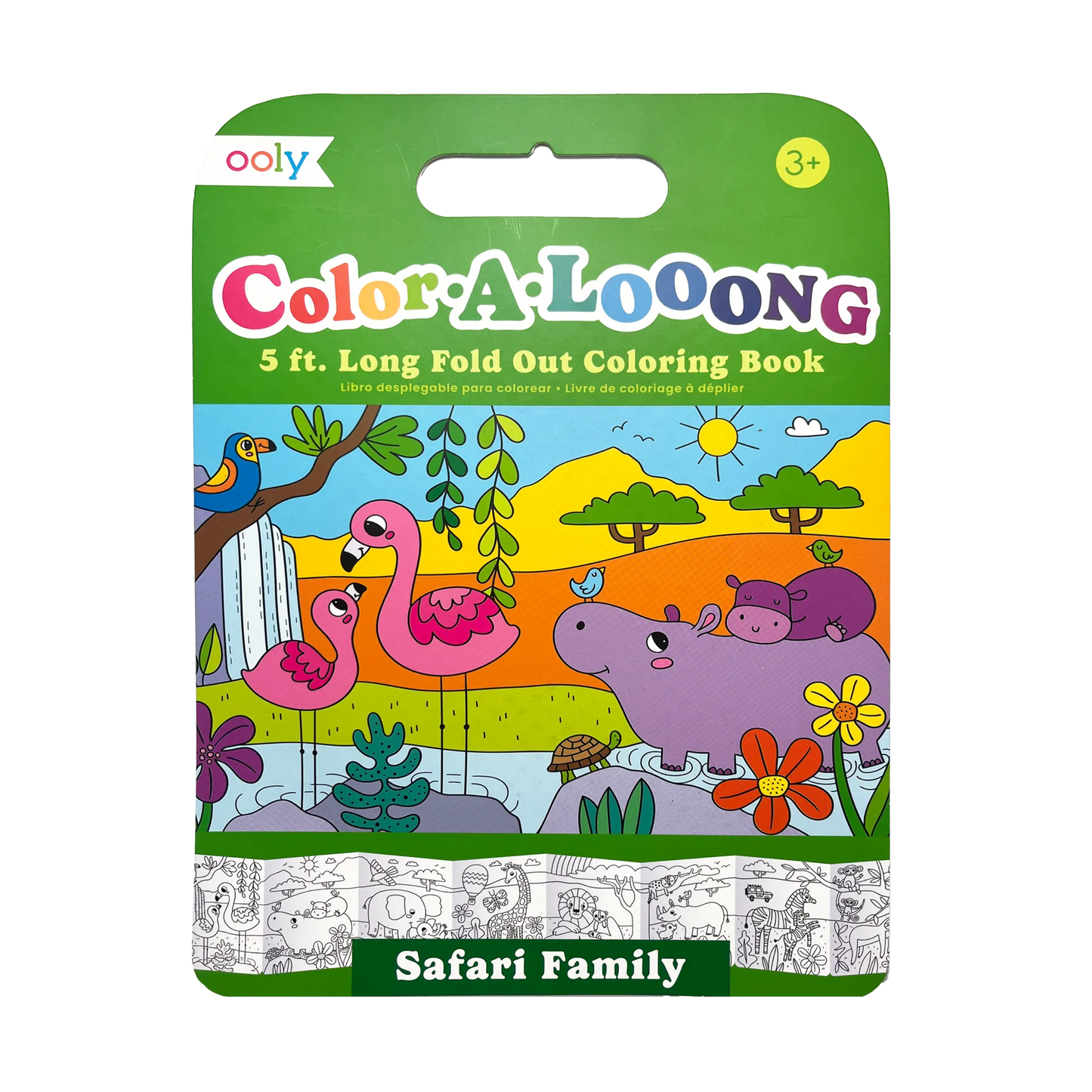 Ooly Color-A-Looong Fold Out Coloring Book (5 Ft. Long)