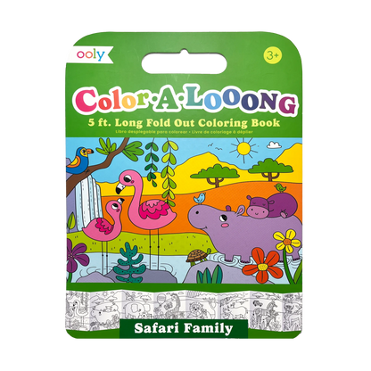 Ooly Color-A-Looong Fold Out Coloring Book (5 Ft. Long)