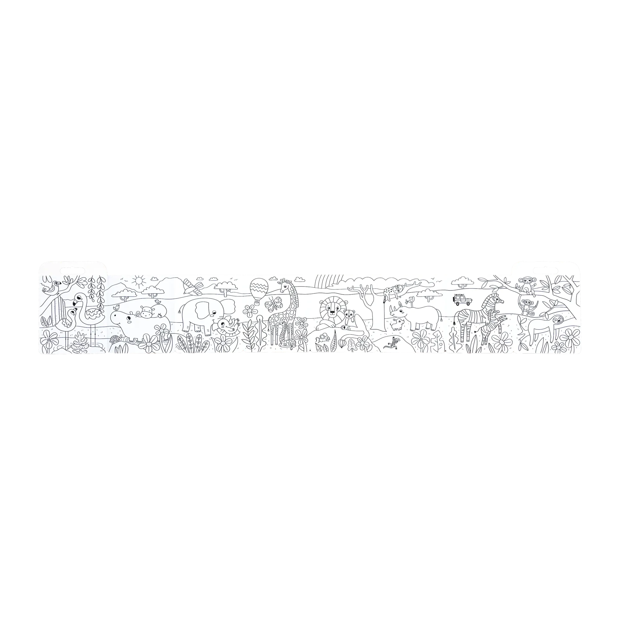Ooly Color-A-Looong Fold Out Coloring Book (5 Ft. Long)