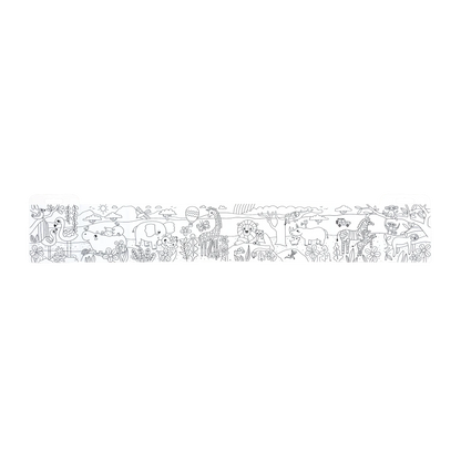 Ooly Color-A-Looong Fold Out Coloring Book (5 Ft. Long)