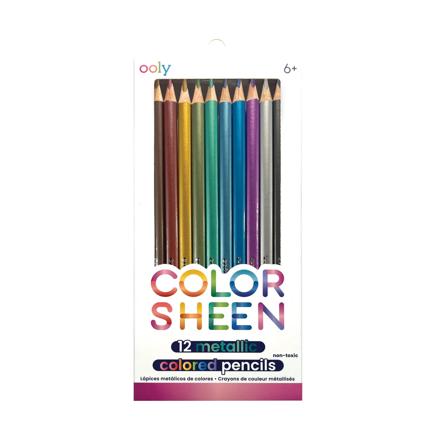 Ooly Color Sheen Metallic Colored Pencils (Set of 12)