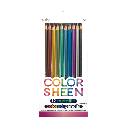 Ooly Color Sheen Metallic Colored Pencils (Set of 12)