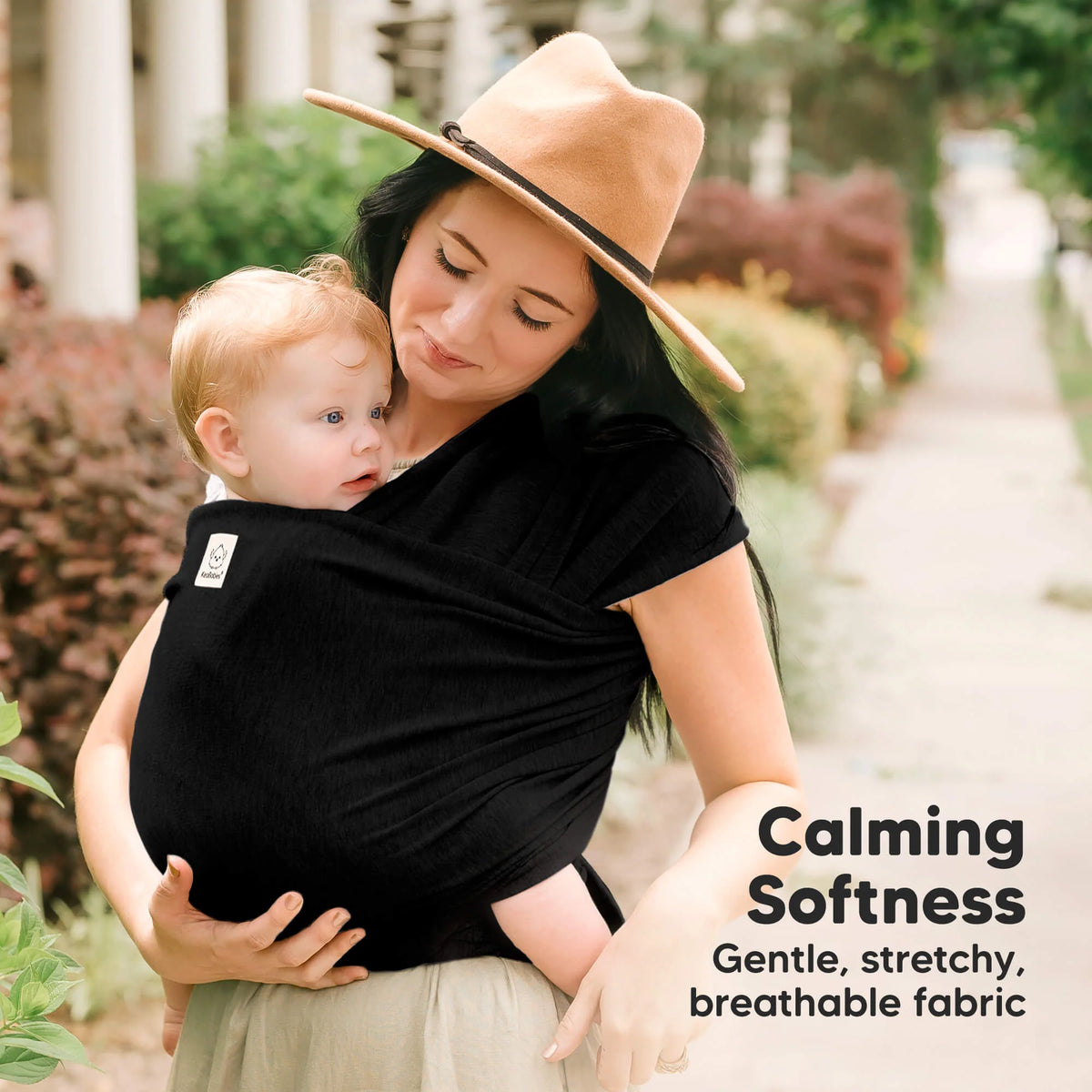 KeaBabies Original Baby Wrap Carrier – Raven