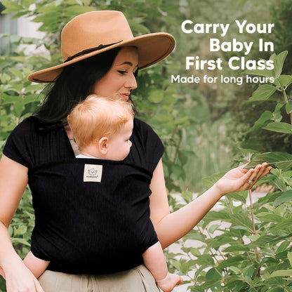 KeaBabies Original Baby Wrap Carrier – Raven