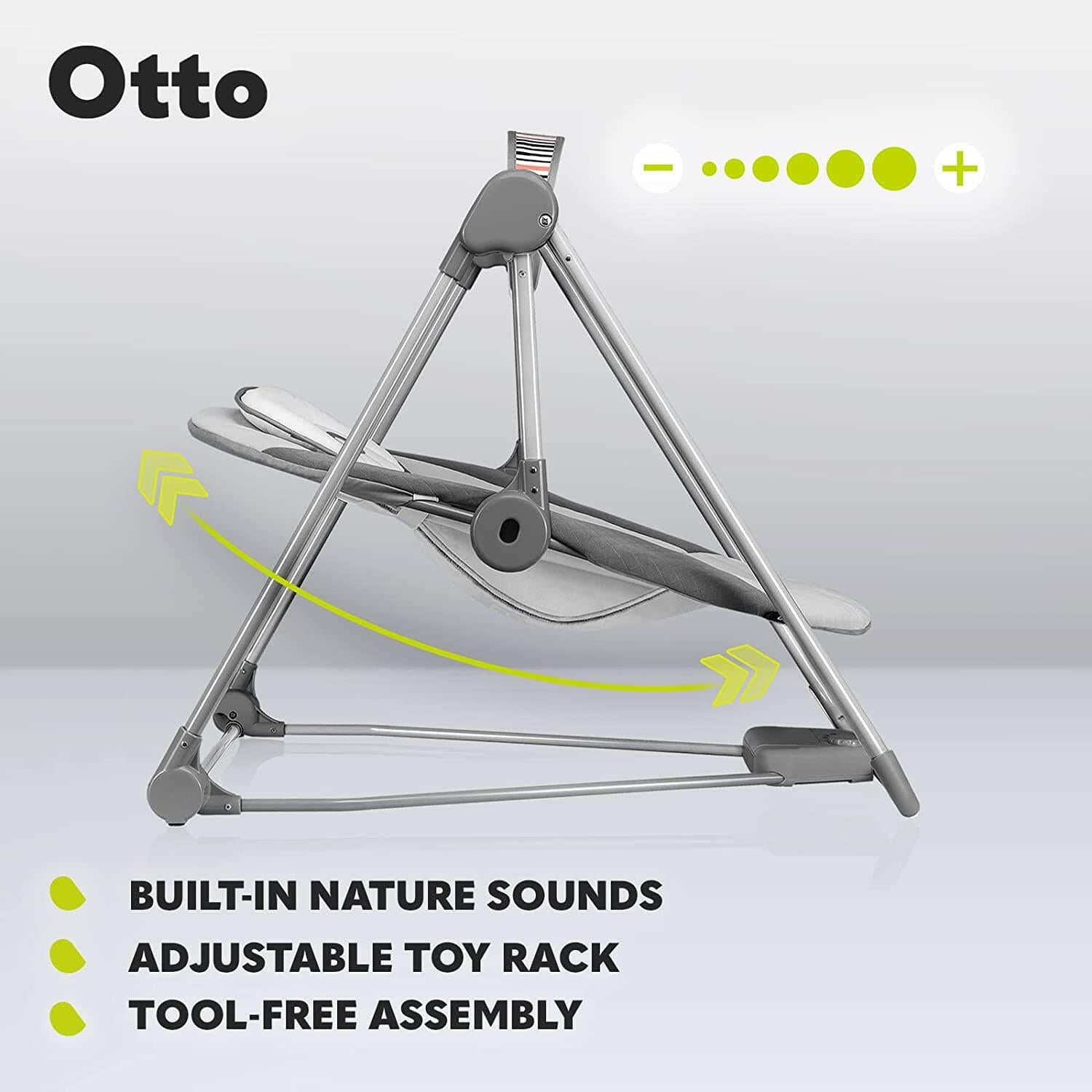 Lionelo Otto Swinging Chair Cozy Grey.