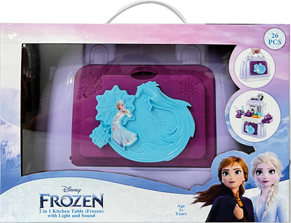 Frozen Kitchen Table Set 2 In 1 Light & Sound