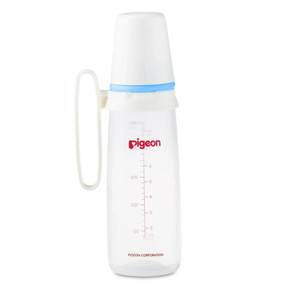 Pigeon Glass Feeding Bottle With Handle (240ml)