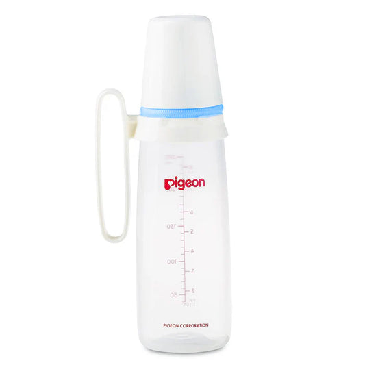 زجاجة إرضاع زجاجية من بيجون مع مقبض (240ml)