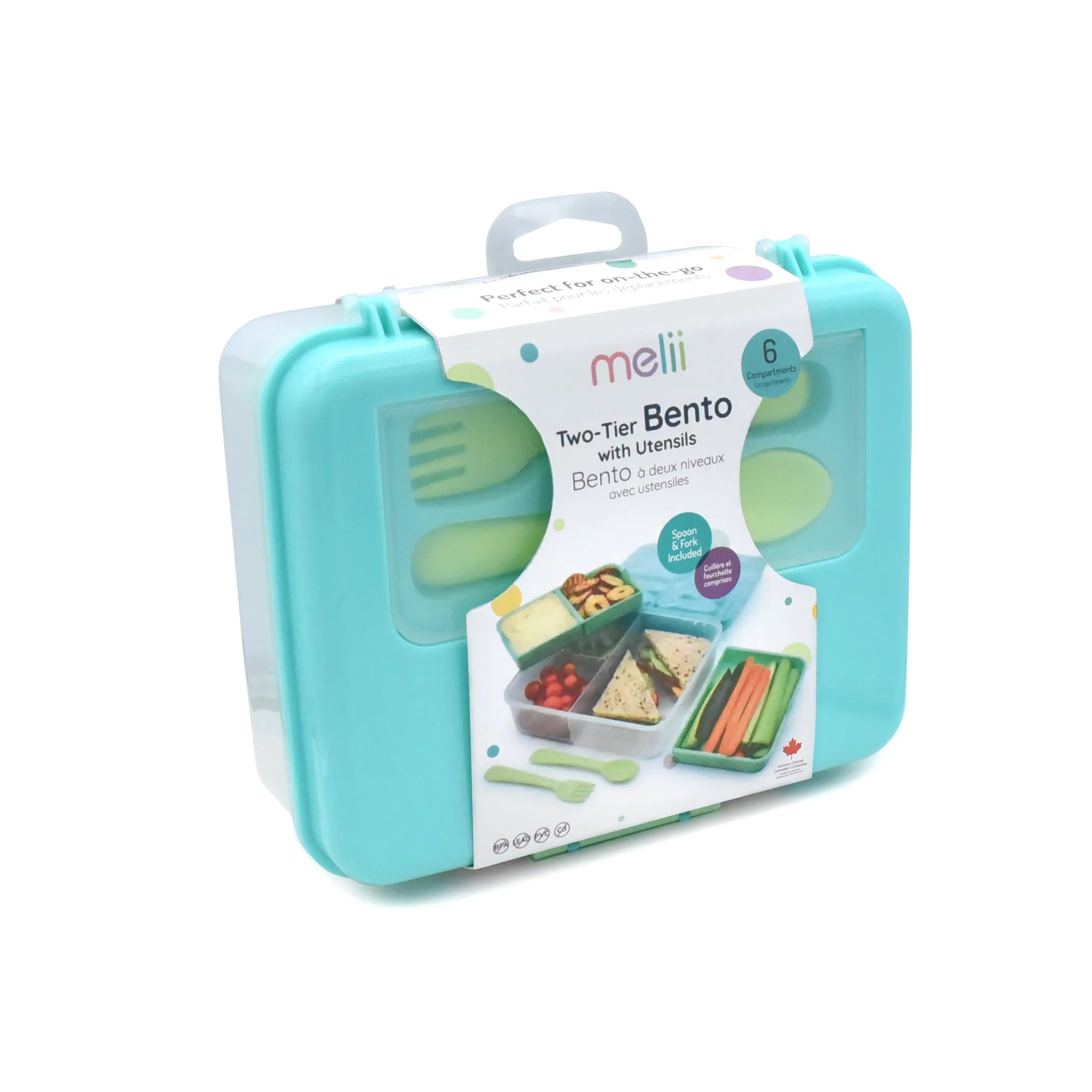 Melii 2 Tier Bento Lunch Box