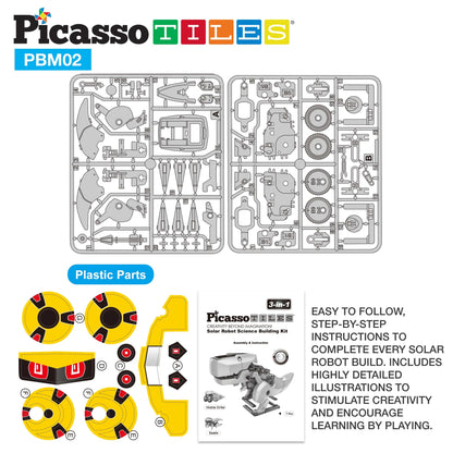 Picasso Magnetic Solar Robot 3 in 1