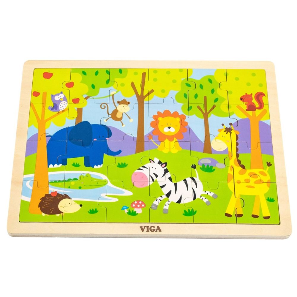 Viga Puzzle (Safari, 24pcs)