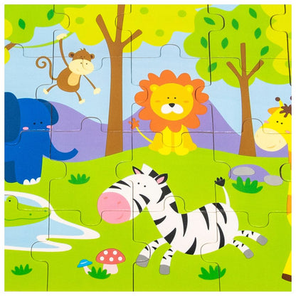 Viga Puzzle (Safari, 24pcs)