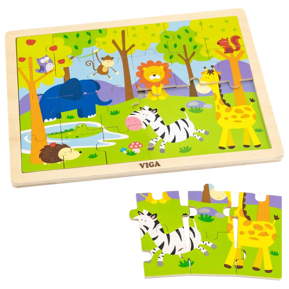 Viga Puzzle (Safari, 24pcs)