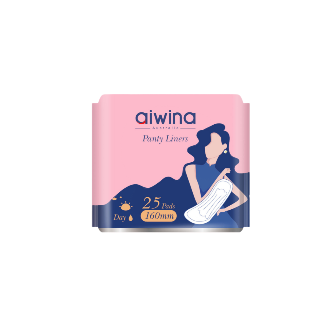 فوط يومية نسائية من Aiwina (25 قطعة، 160 مم)