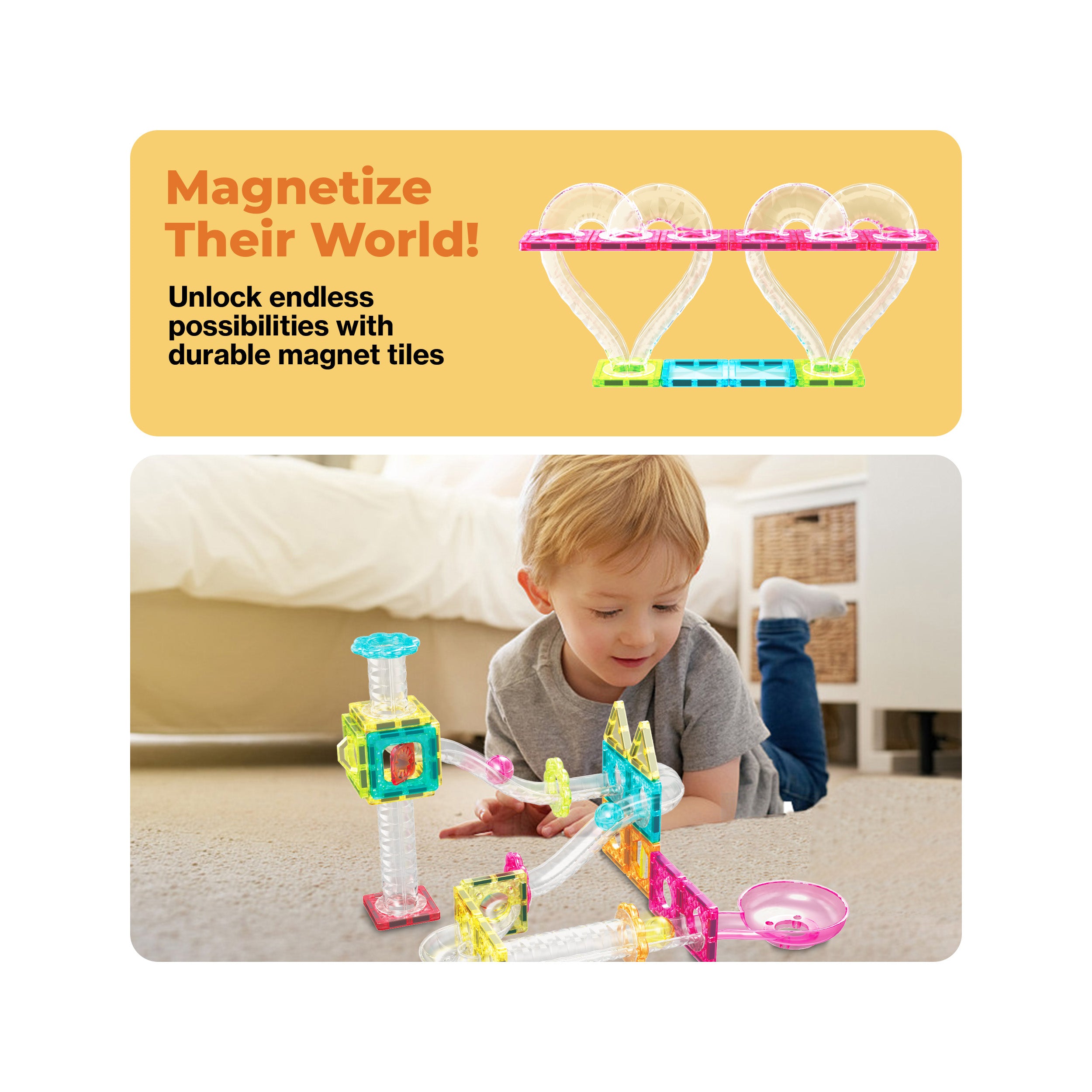 Picasso Tiles Magnetic Mini Diamnod Run Track