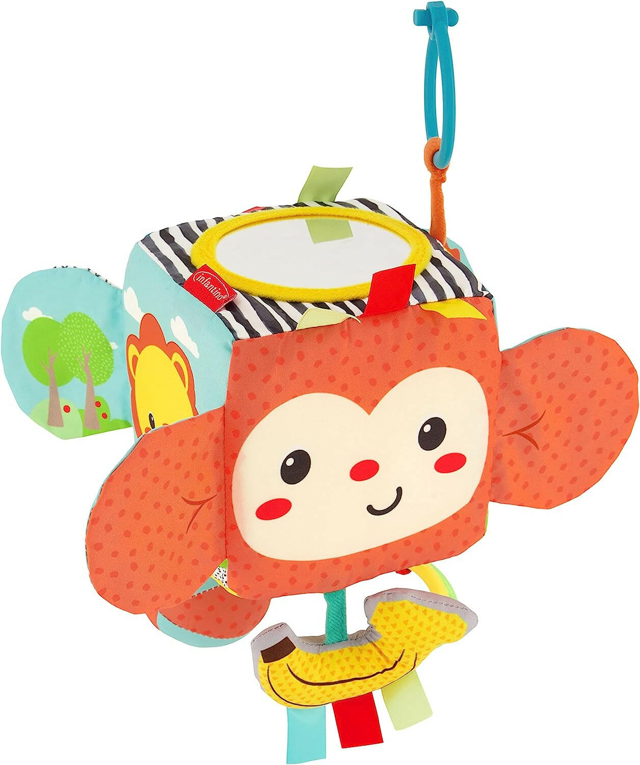 Infantino Peek & Seek Sensory Discovery Cube.