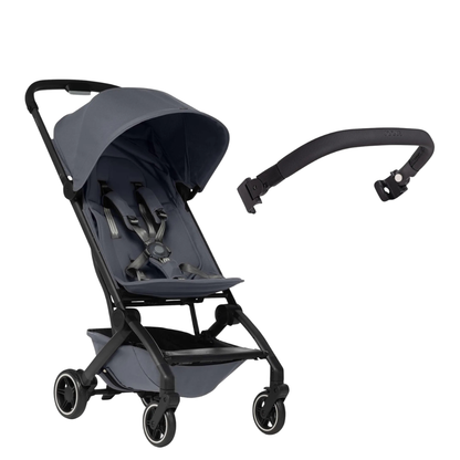 Joolz Aer+ Stroller Stone Grey & Black Carbon Bumper Bar (Black Carbon)
