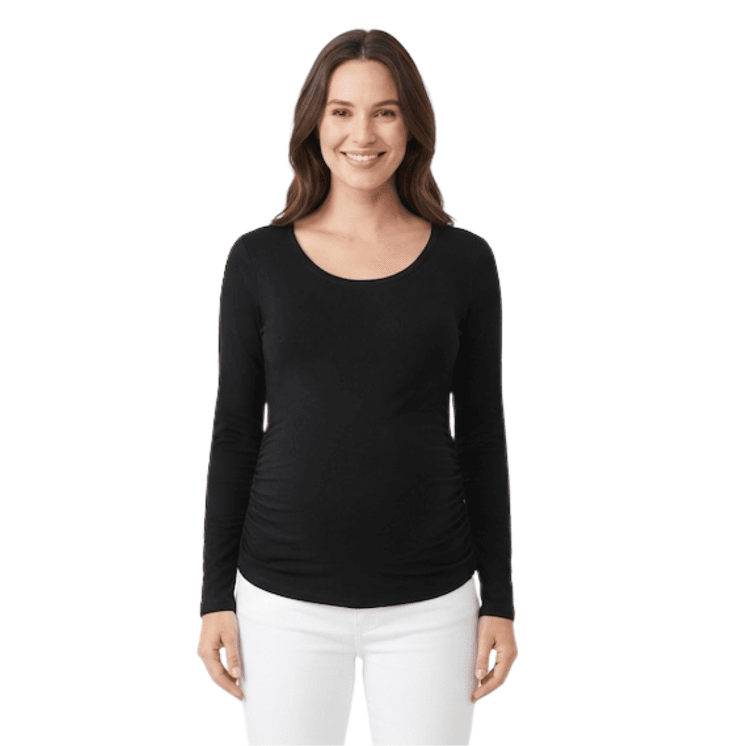 Become a Mom Tube Top (Black)