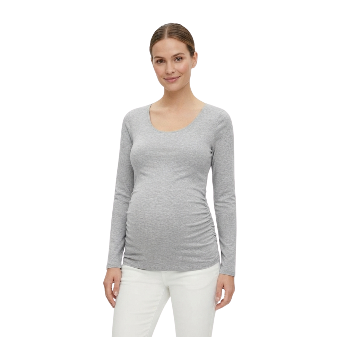 Become a Mom Tube Top (Grey, Large)