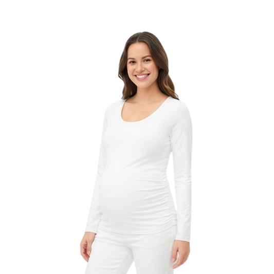 Become a Mom Tube Top (White, Medium)