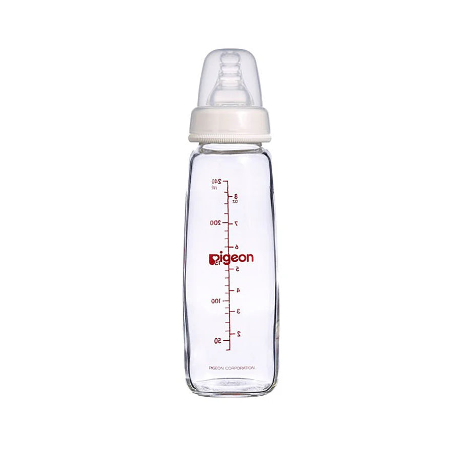 Pigeon Glass Slim Neck Bottle (240ml)