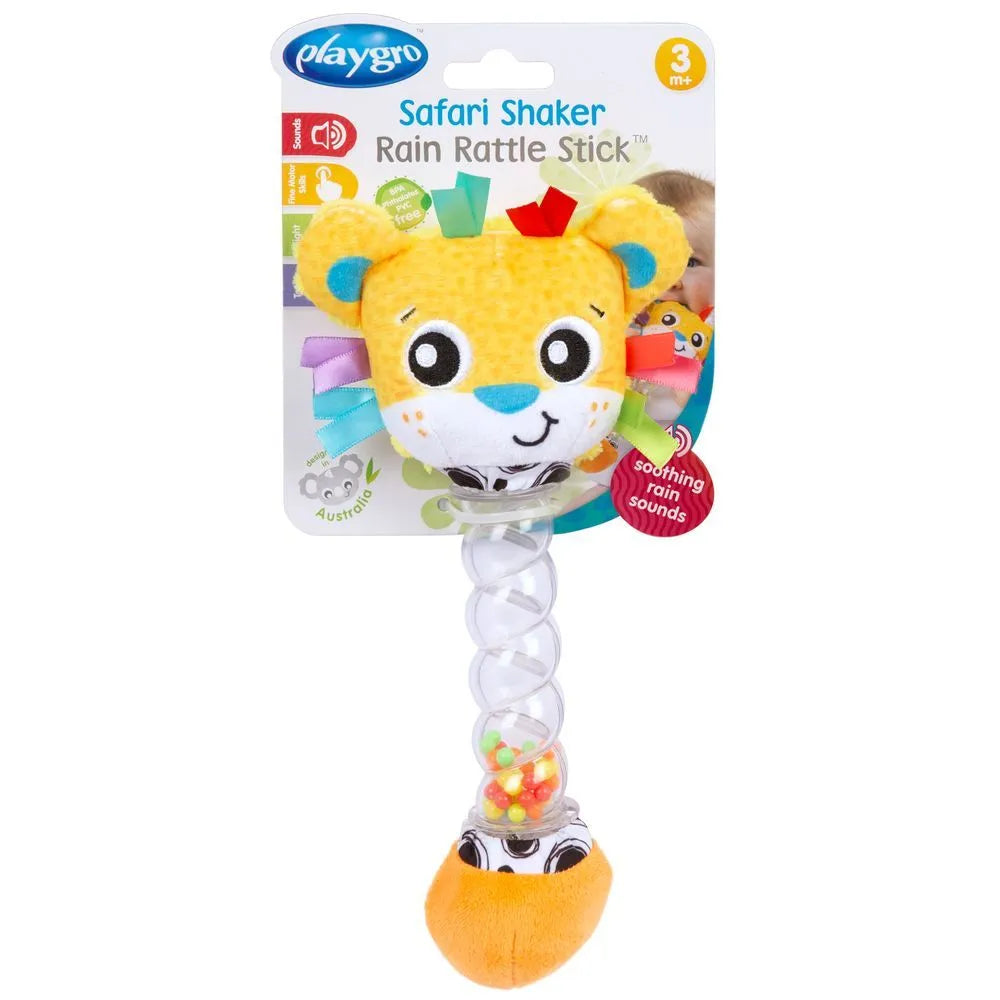 Playgro Lion Rain Maker Rattle Stick Polybag