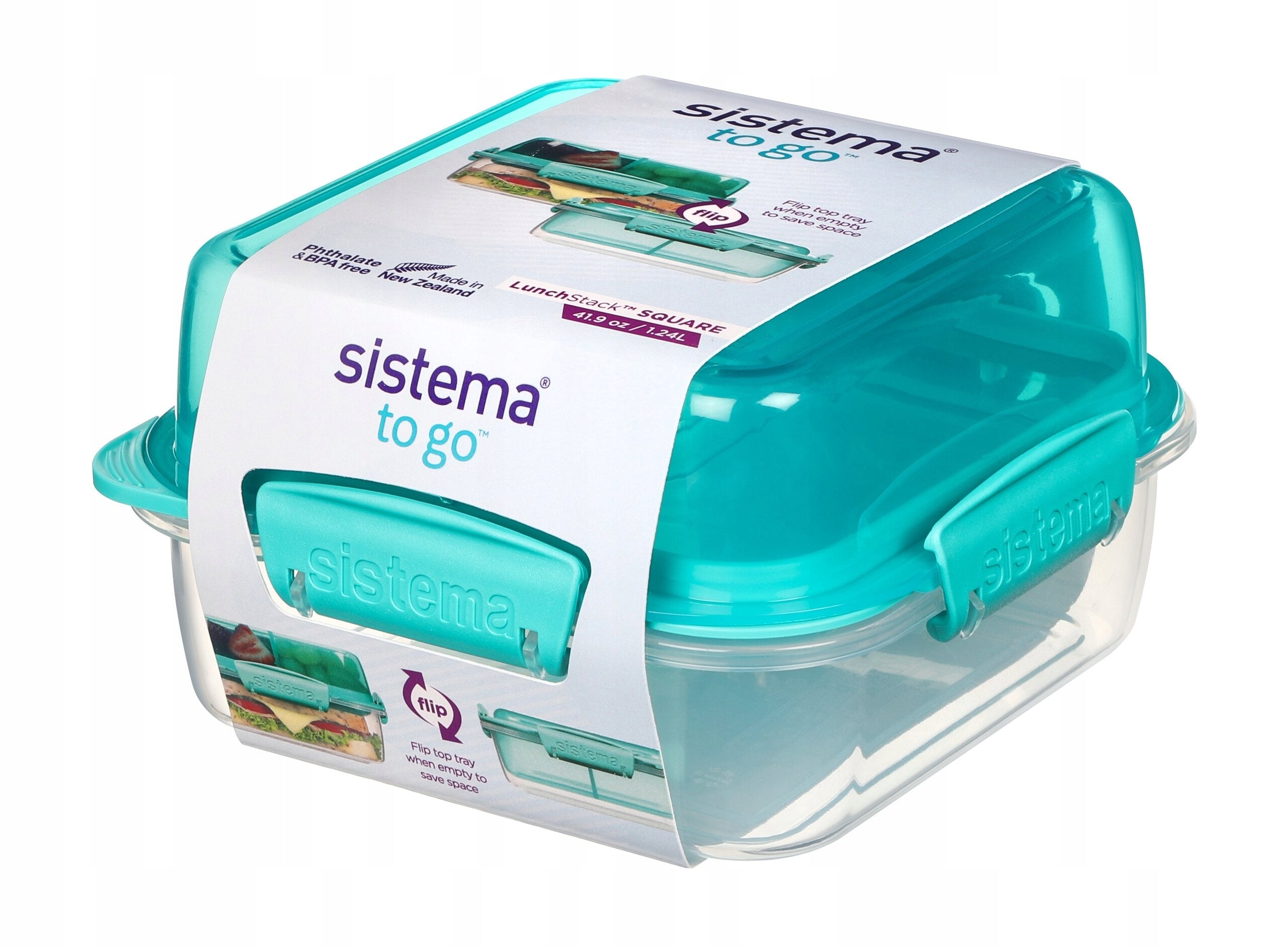 Sistema Lunch Stack Square To Go (1.24L)