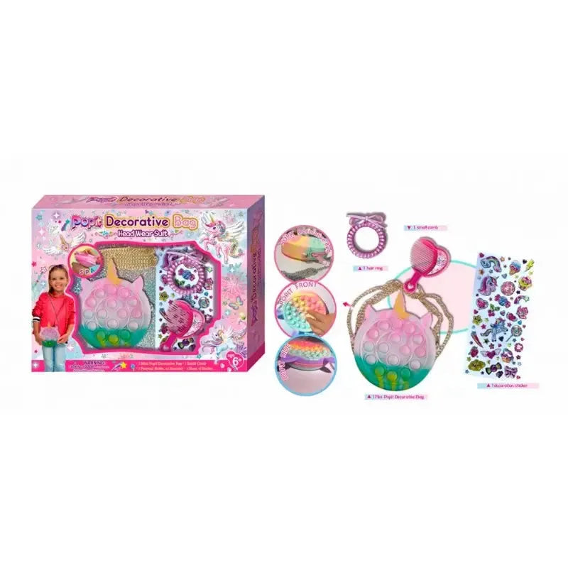 Pecoware Popit Decorative Bag Headwear Suit
