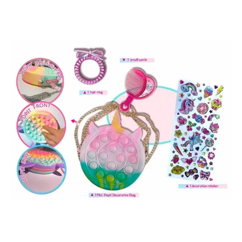 Pecoware Popit Decorative Bag Headwear Suit