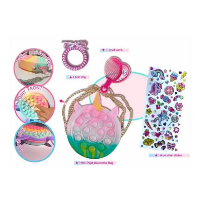 Pecoware Popit Decorative Bag Headwear Suit